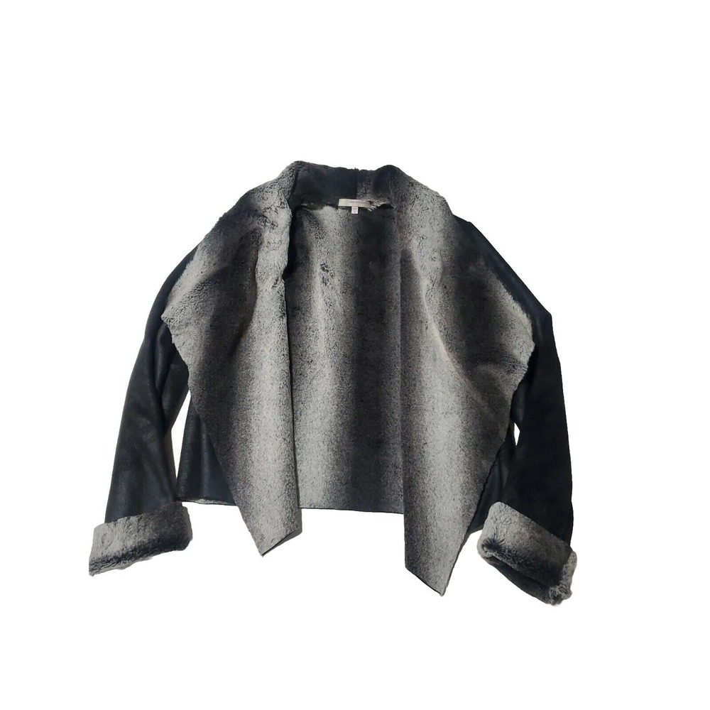 Lavender Brown Womens Jacket Size Small Black Layering
